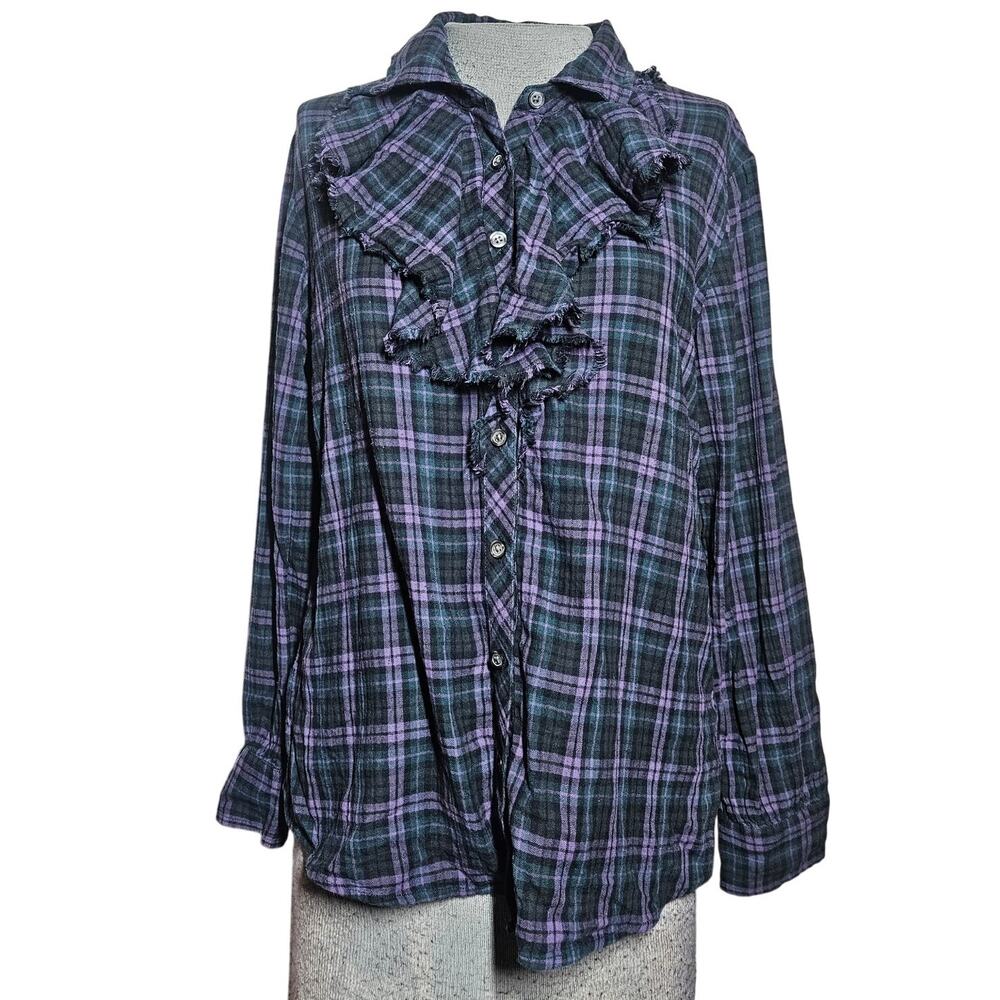 Banana Republice Cotton Blend Flannel Size Large